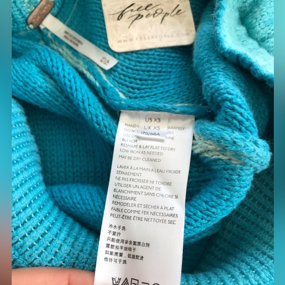 NWT Free people summertime blues knit shorts SZ XS - Picture 4 of 6